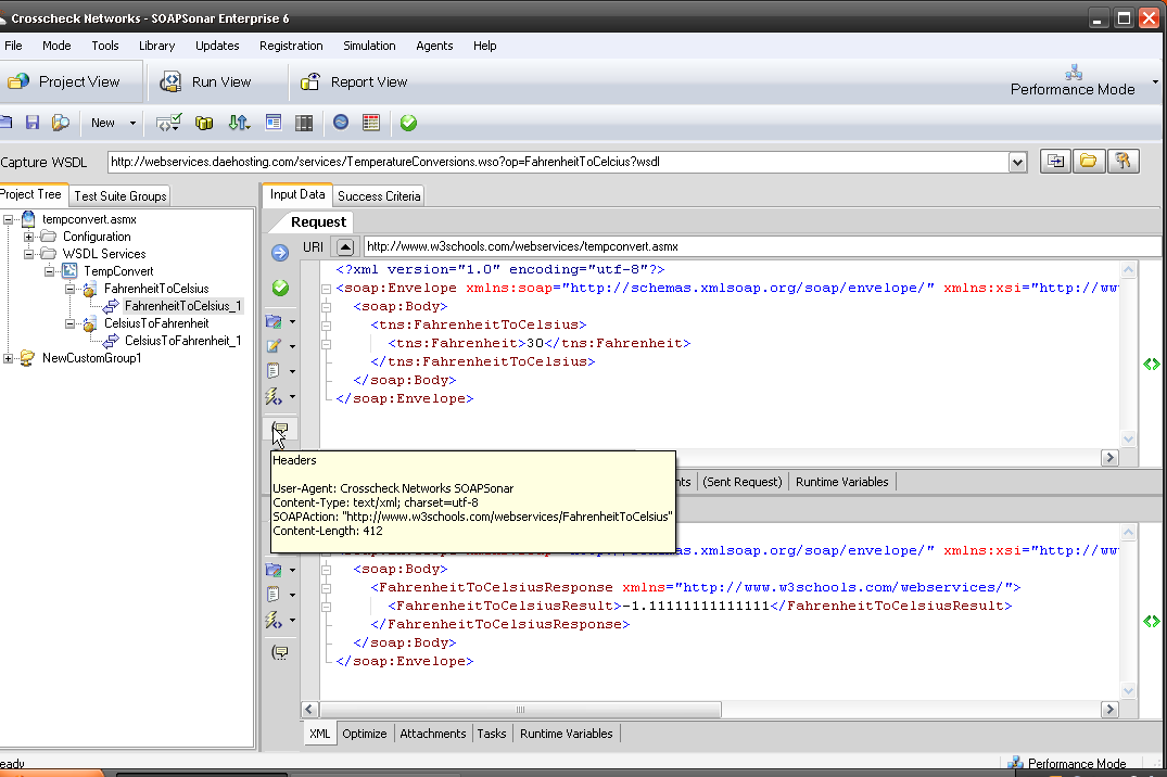 Differences in QA Testing SOAP vs JSON services using SOAPSonar